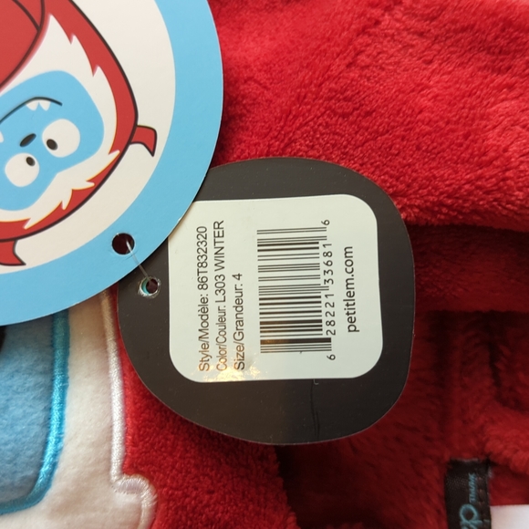 Petit Lem Yeti robe housecoat size 4 NEW - Picture 5 of 6